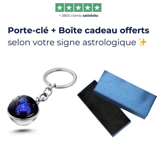 Porte-clés & boîte cadeaux offerts